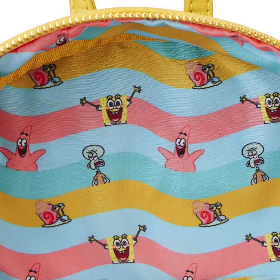 Loungefly Pastel Jellyfish Mini Backpack and Wallet - SpongeBob SquarePants