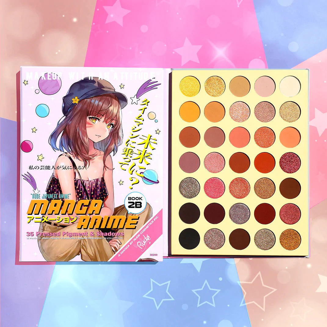 RUDE | Makeup | Manga Anime Book 2 Shadow Palette | Poshmark